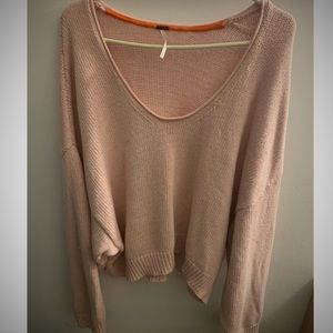 Free People | Slouchy knit | Off shoulder sweater